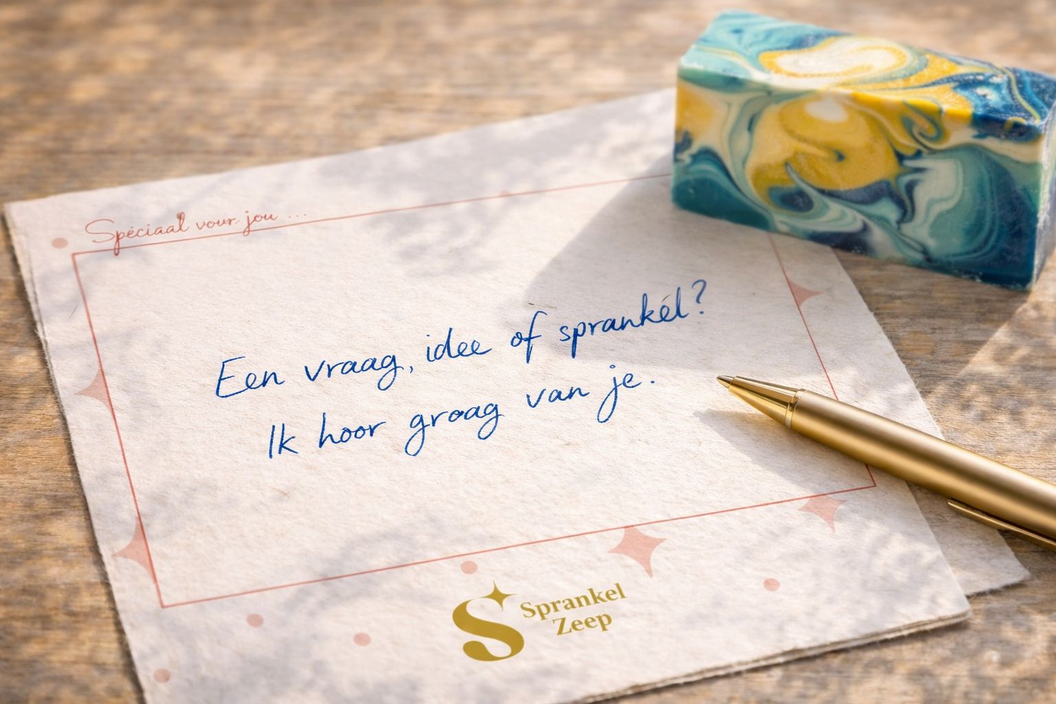 Contact met Sprankel Zeep | Sprankel Zeep